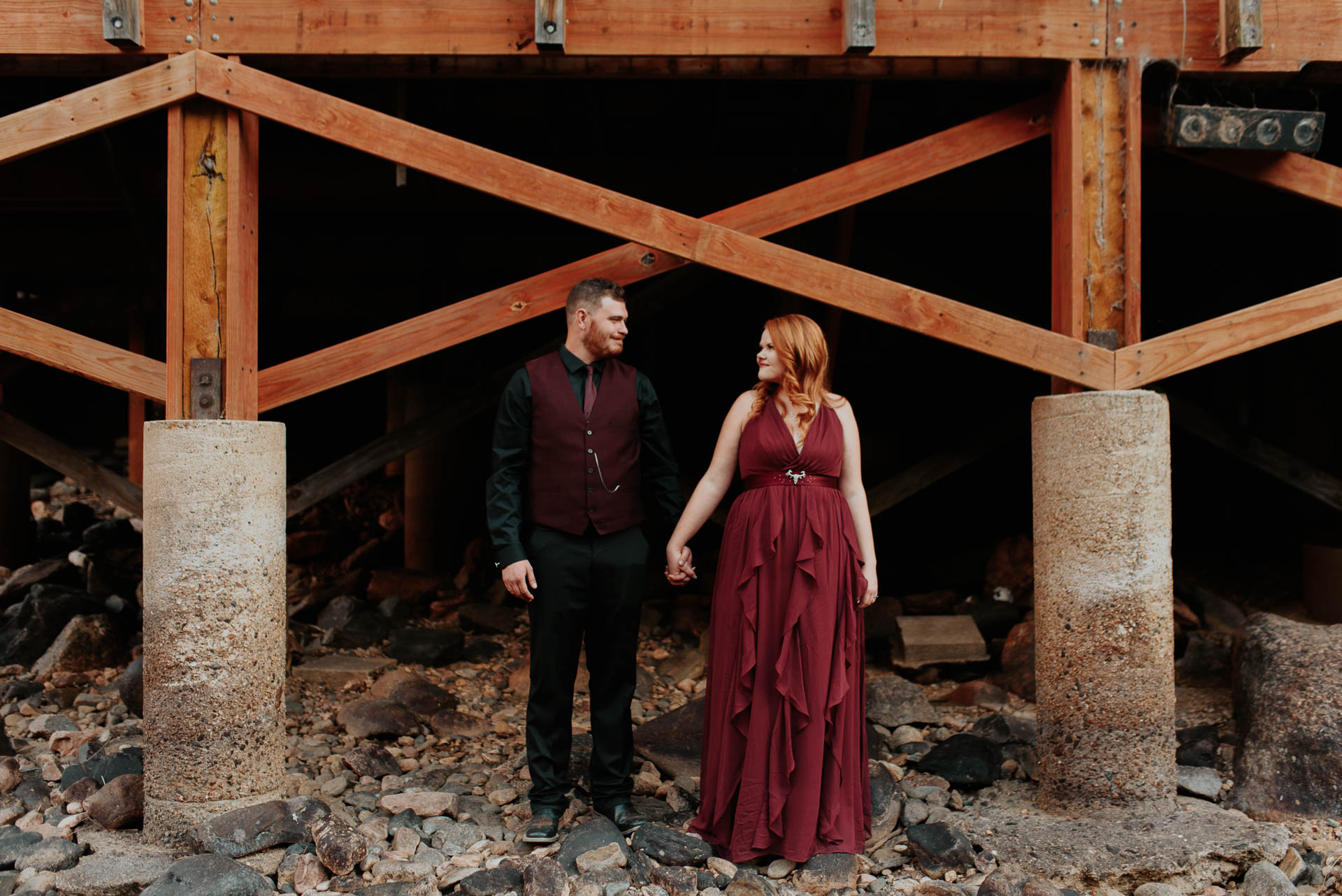 fort collins wedding at the Mishawaka amphitheater