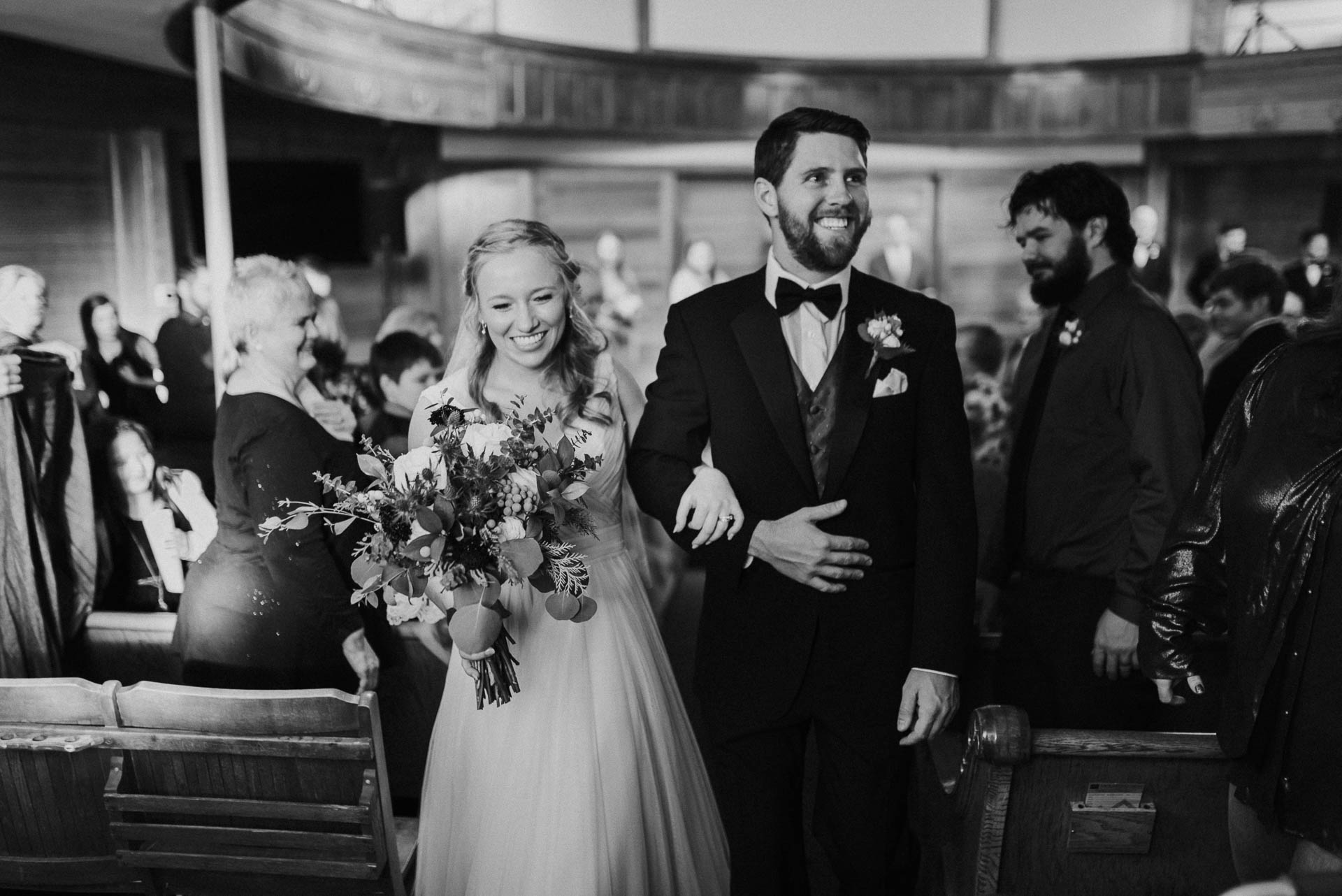 fort collins winter wedding vintage church