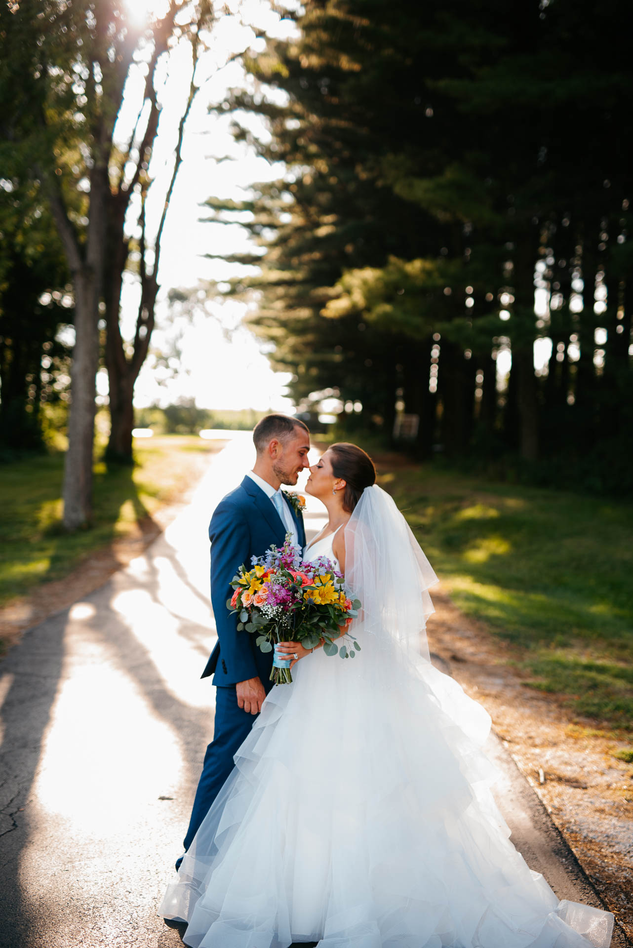 Sweet Justice Photography captures a first look for a Denver area wedding couple