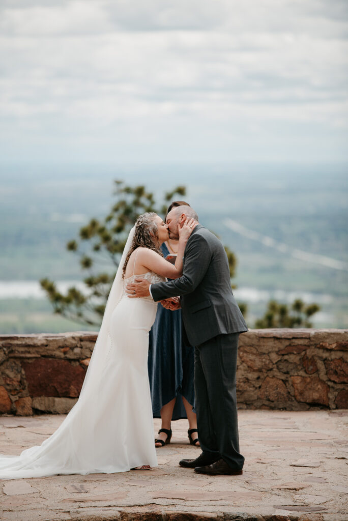 Colorado wedding photographer sunrise amphitheater Boulder Chautauqua