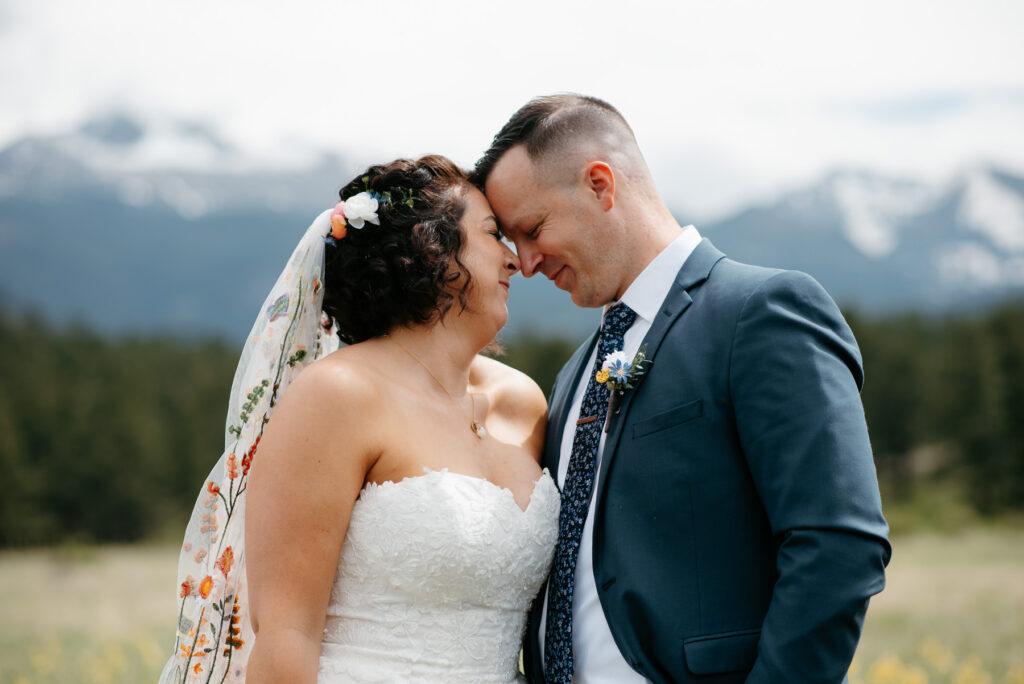 Colorado wedding photographer Estes Park The Landing Rocky Mountain National Park