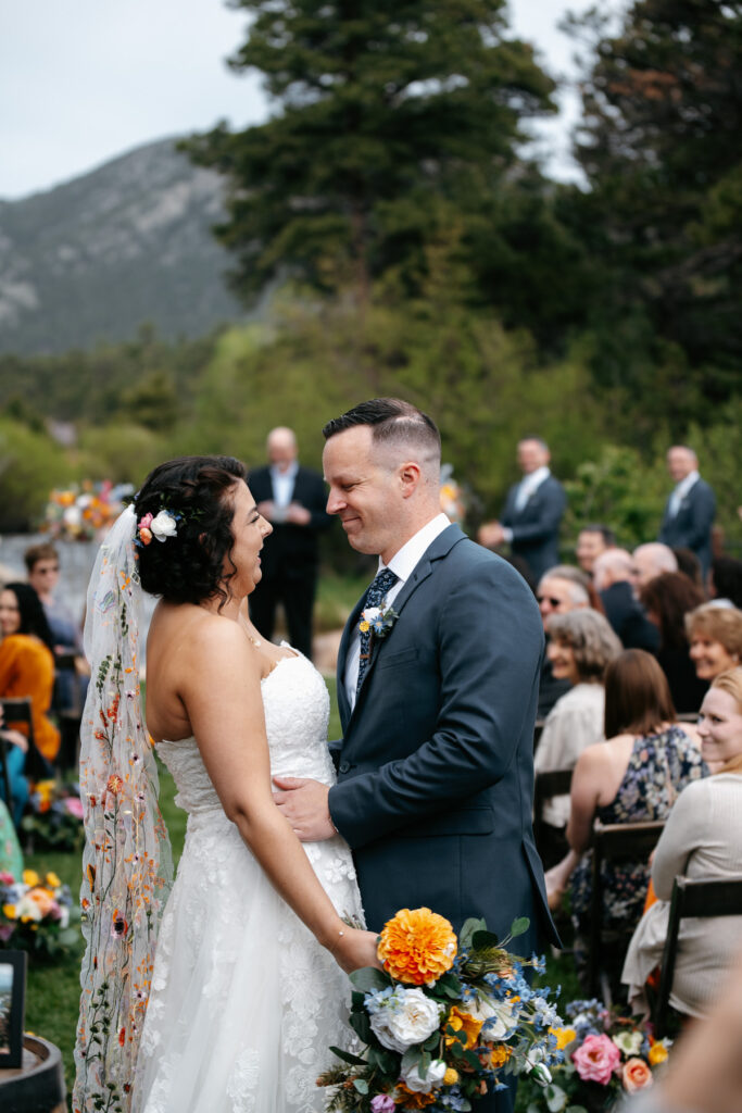 Colorado wedding photographer Estes Park The Landing Rocky Mountain National Park