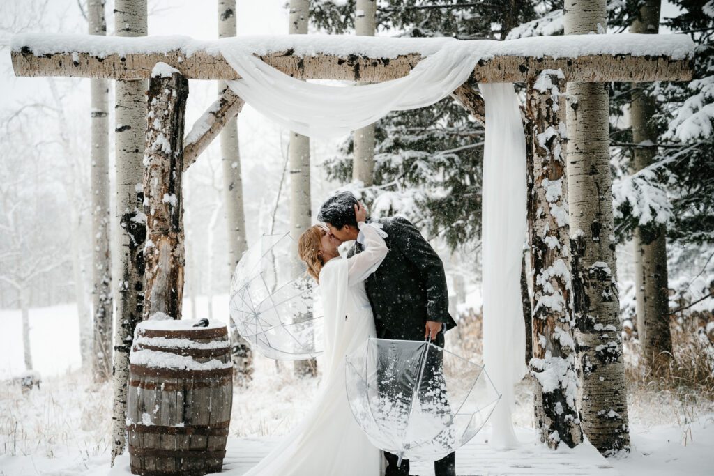 evergreen wedding photographer, deer creek mountain camp colorado, winter wedding